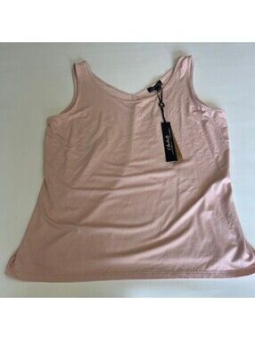Charlie B light pink sleeveless tank top